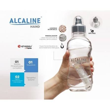 Botella Portátil Alcaline Hand Nova