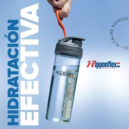 Botella Portátil Alcaline Squeeze