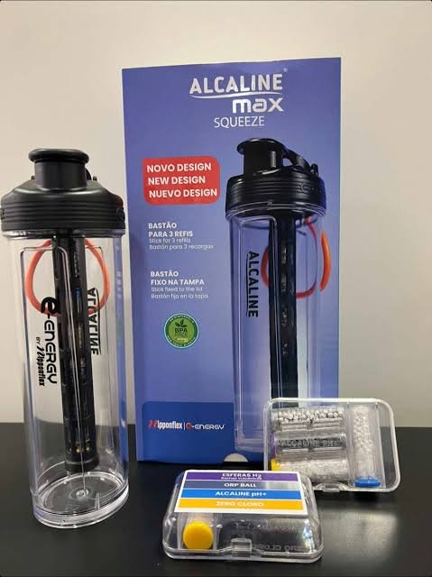 Botella Portátil Alcaline Squeeze