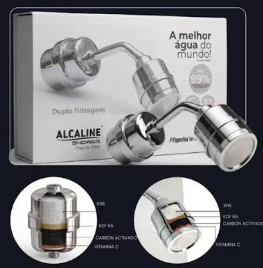 Ducha Alcaline Shower Double Filter