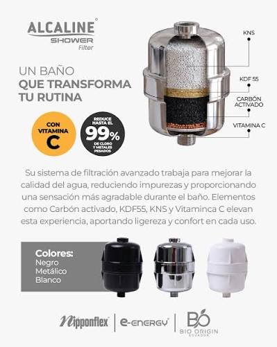 Ducha Alcaline Shower Double Filter